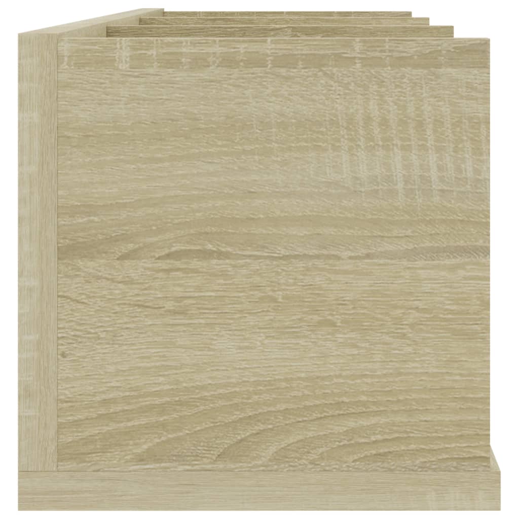 Cd-wandschap 75x18x18 cm bewerkt hout