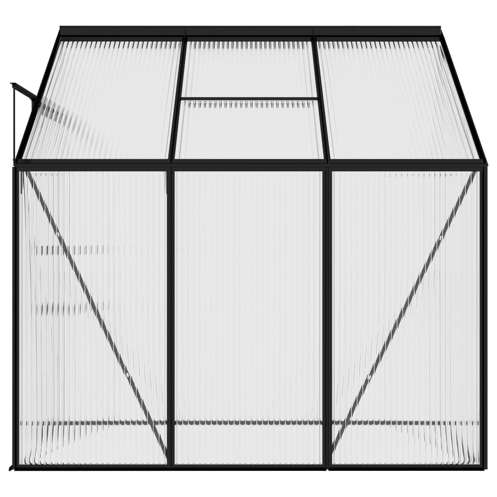 Broeikas 2,59 m³ aluminium antracietkleurig