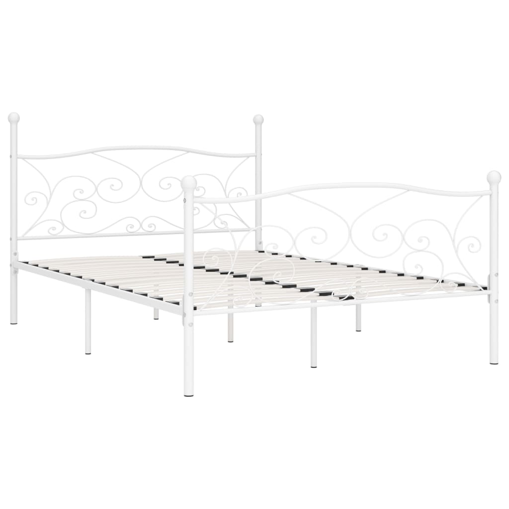 Bedframe met lattenbodem metaal 200x200 cm