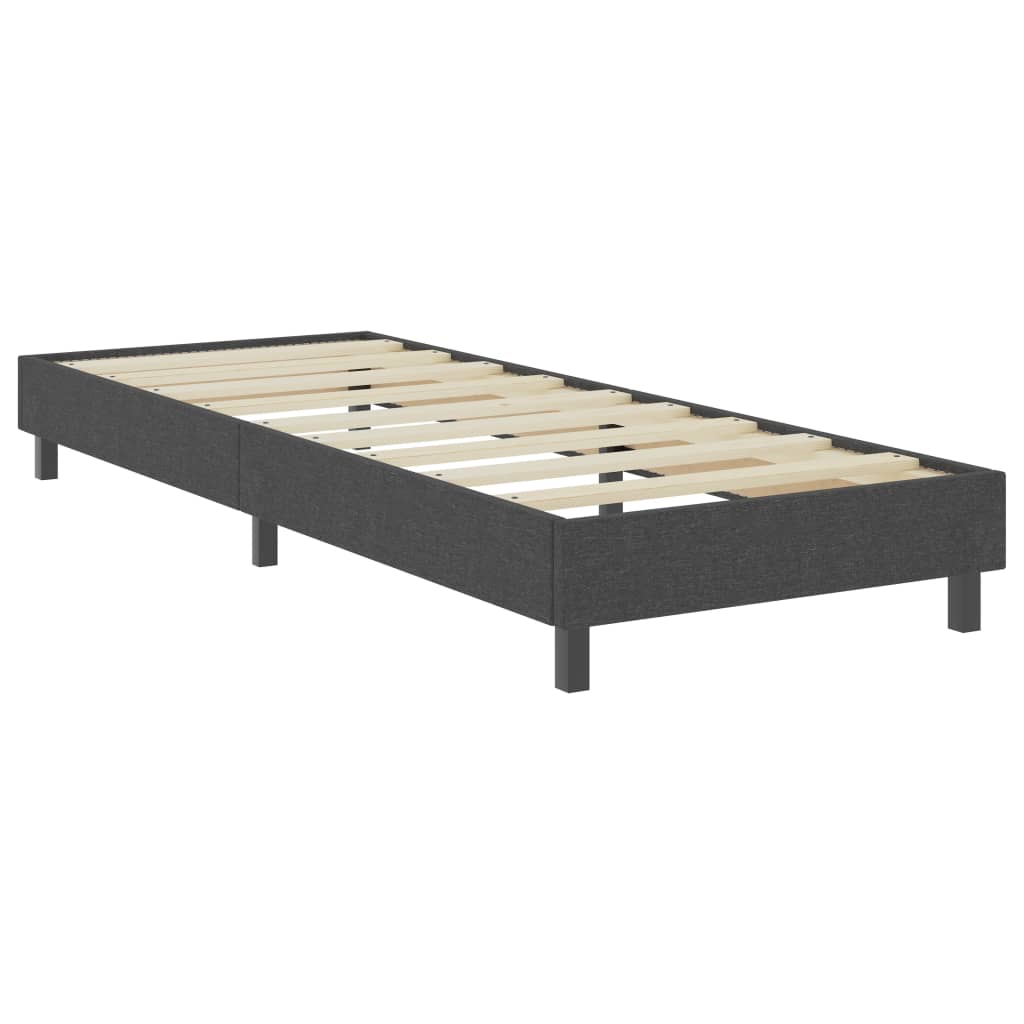 Boxspringframe stof grijs 90x200 cm