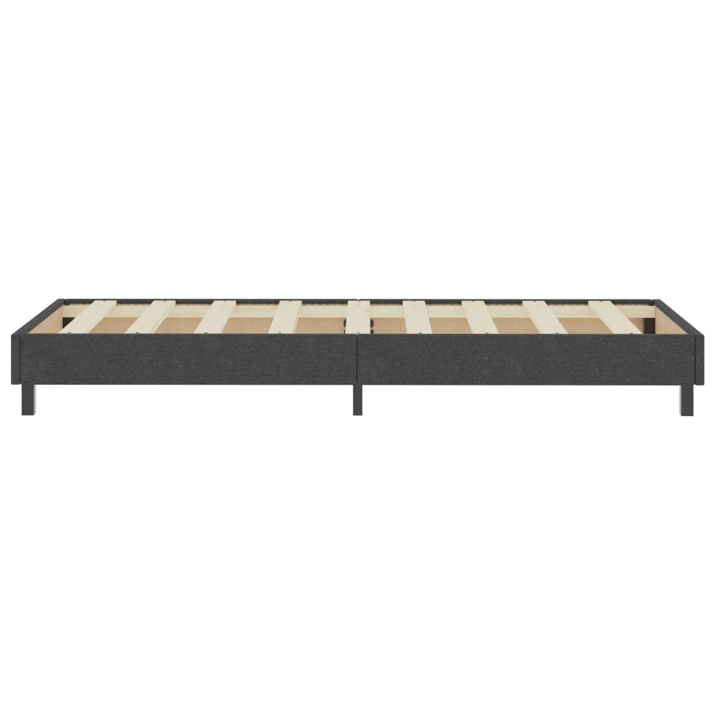 Boxspringframe stof grijs 90x200 cm