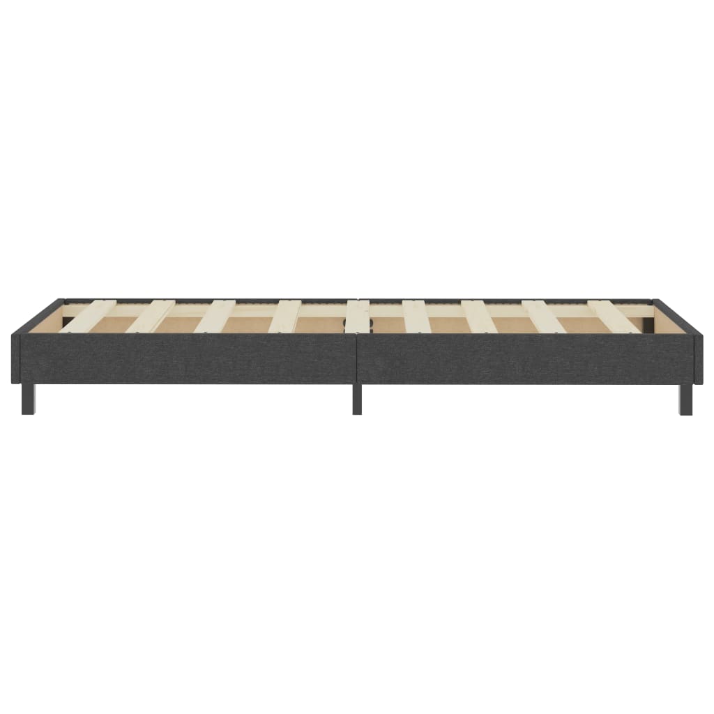 Boxspringframe stof grijs 90x200 cm