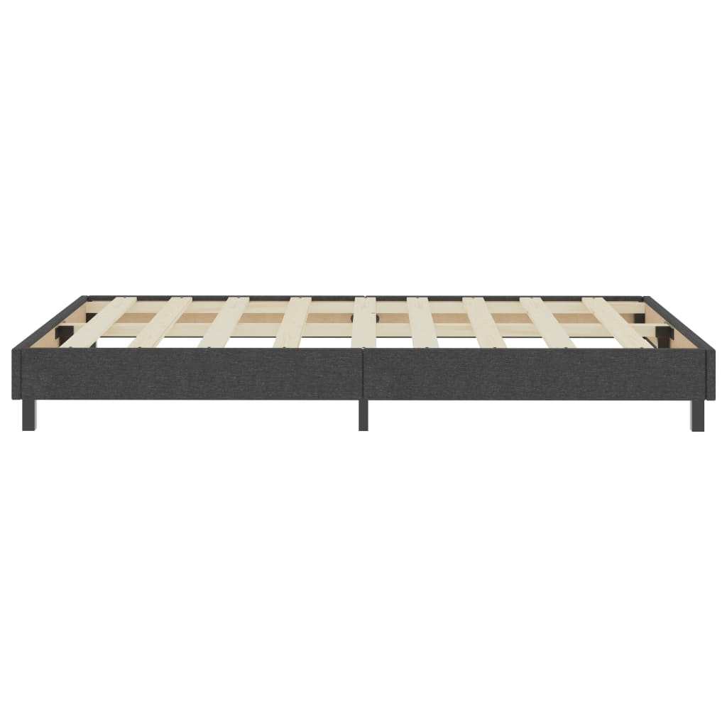 Boxspringframe stof grijs 90x200 cm