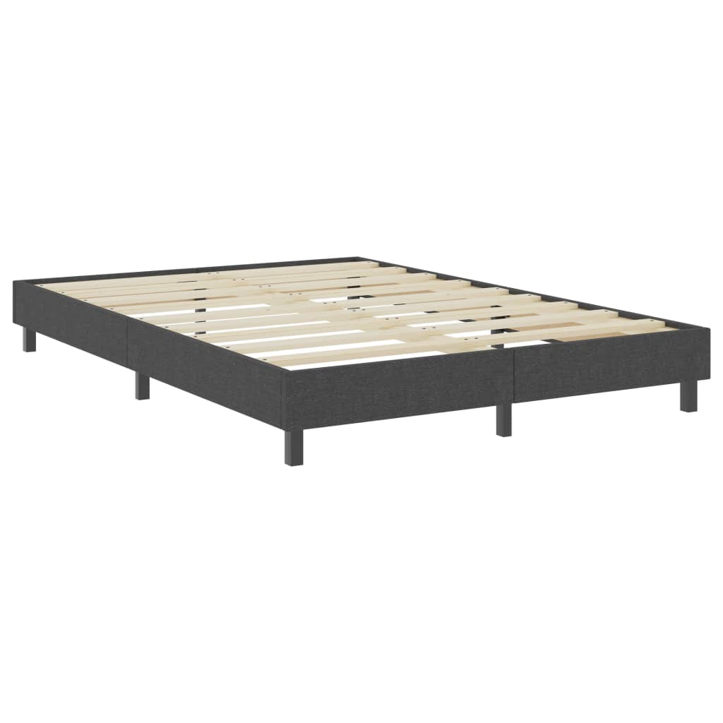 Boxspringframe stof grijs 90x200 cm