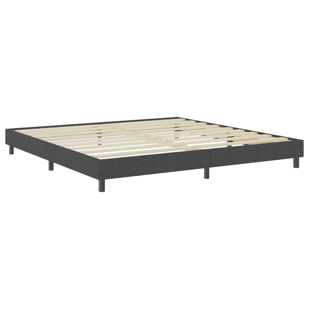 Boxspringframe stof grijs 100x200 cm