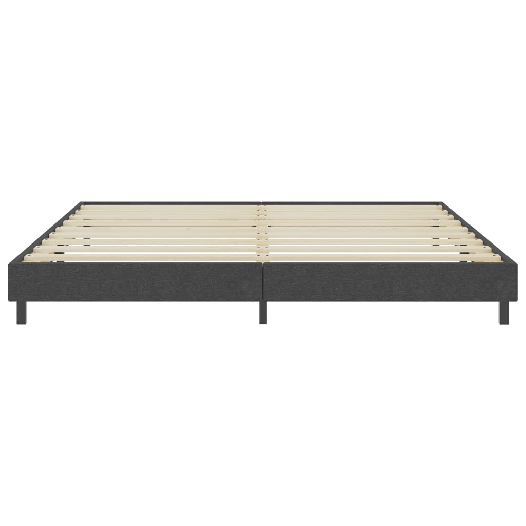 Boxspringframe stof grijs 90x200 cm