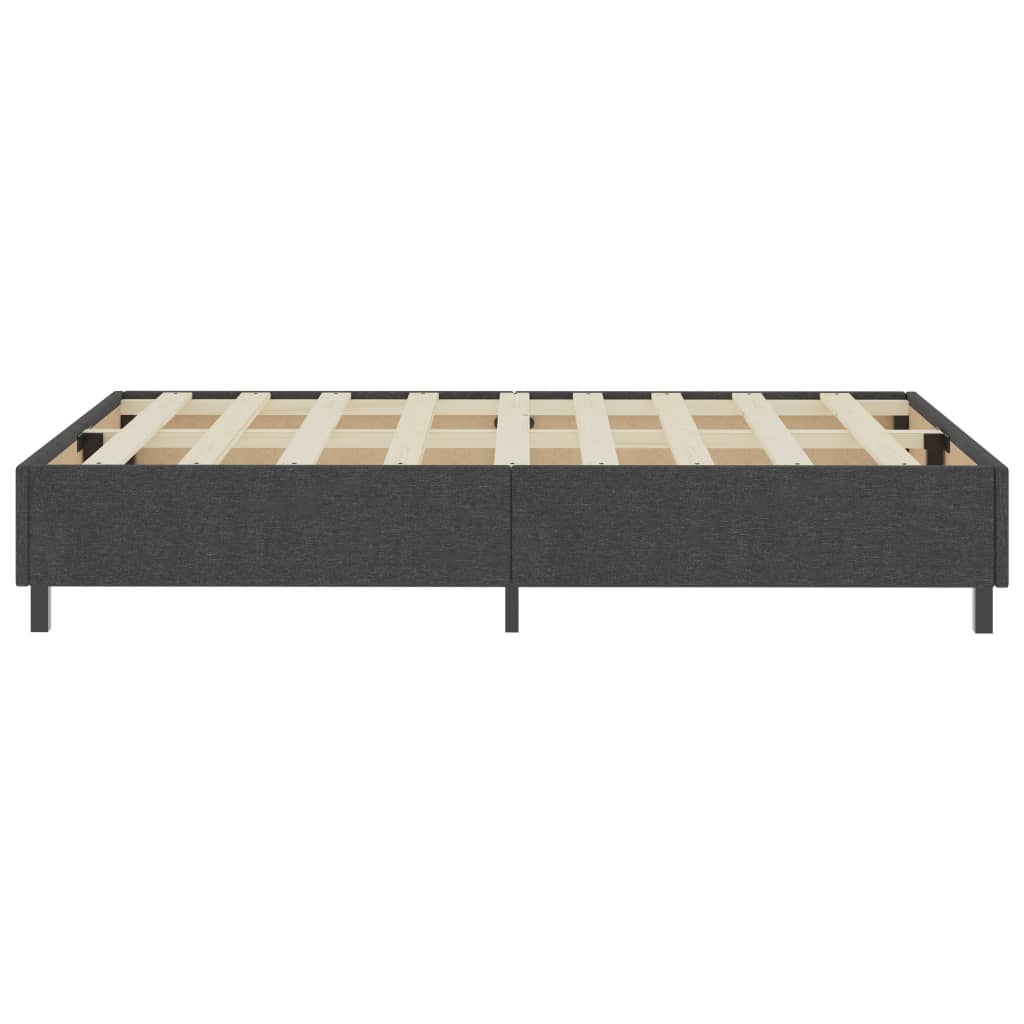 Boxspringframe stof grijs 90x200 cm