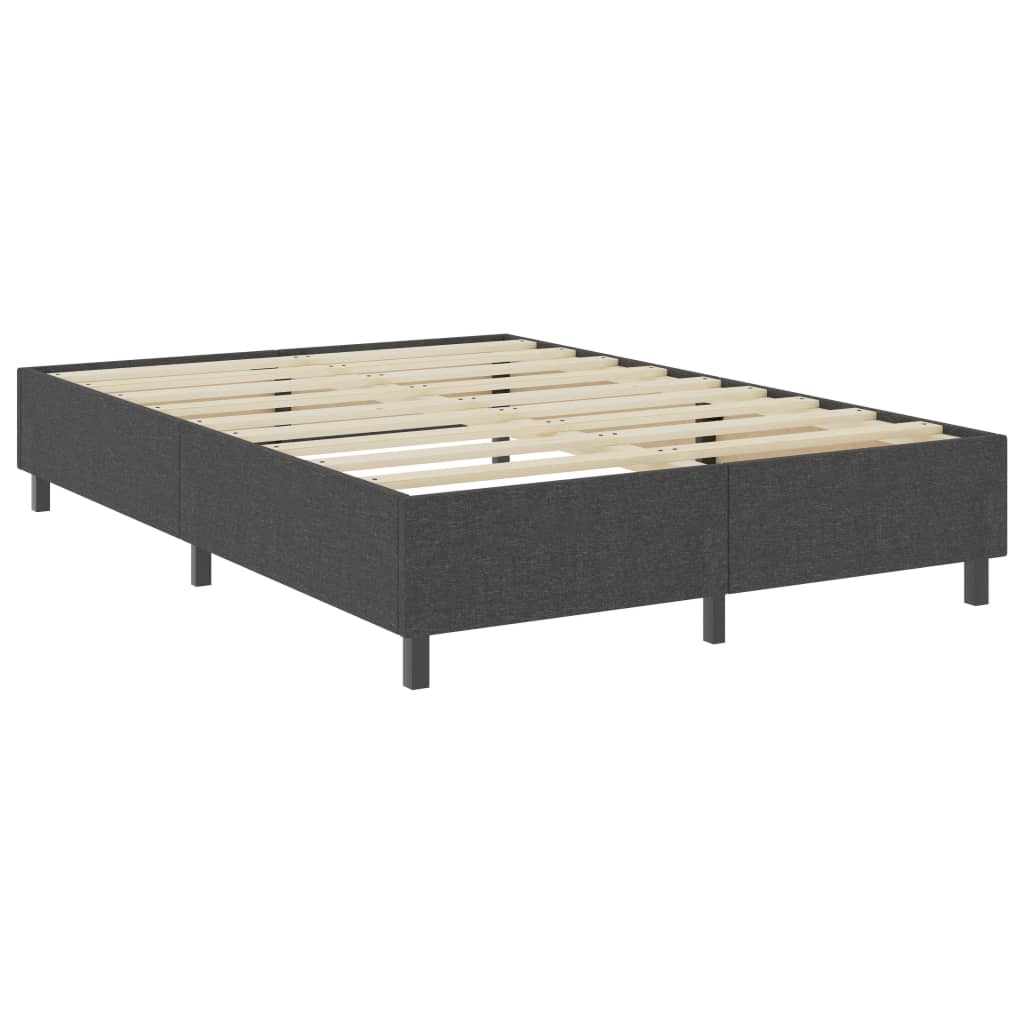 Boxspringframe stof grijs 90x200 cm