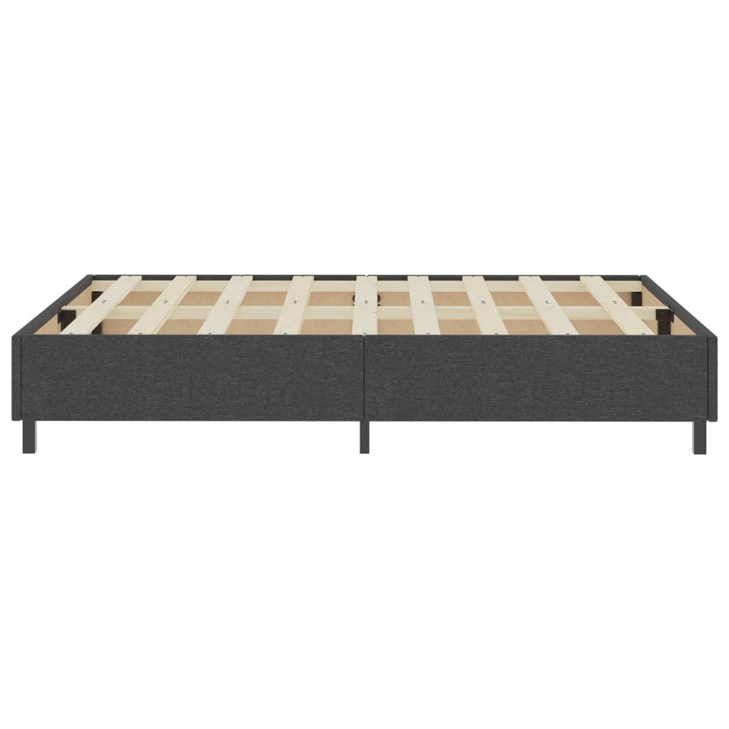 Boxspringframe stof grijs 90x200 cm