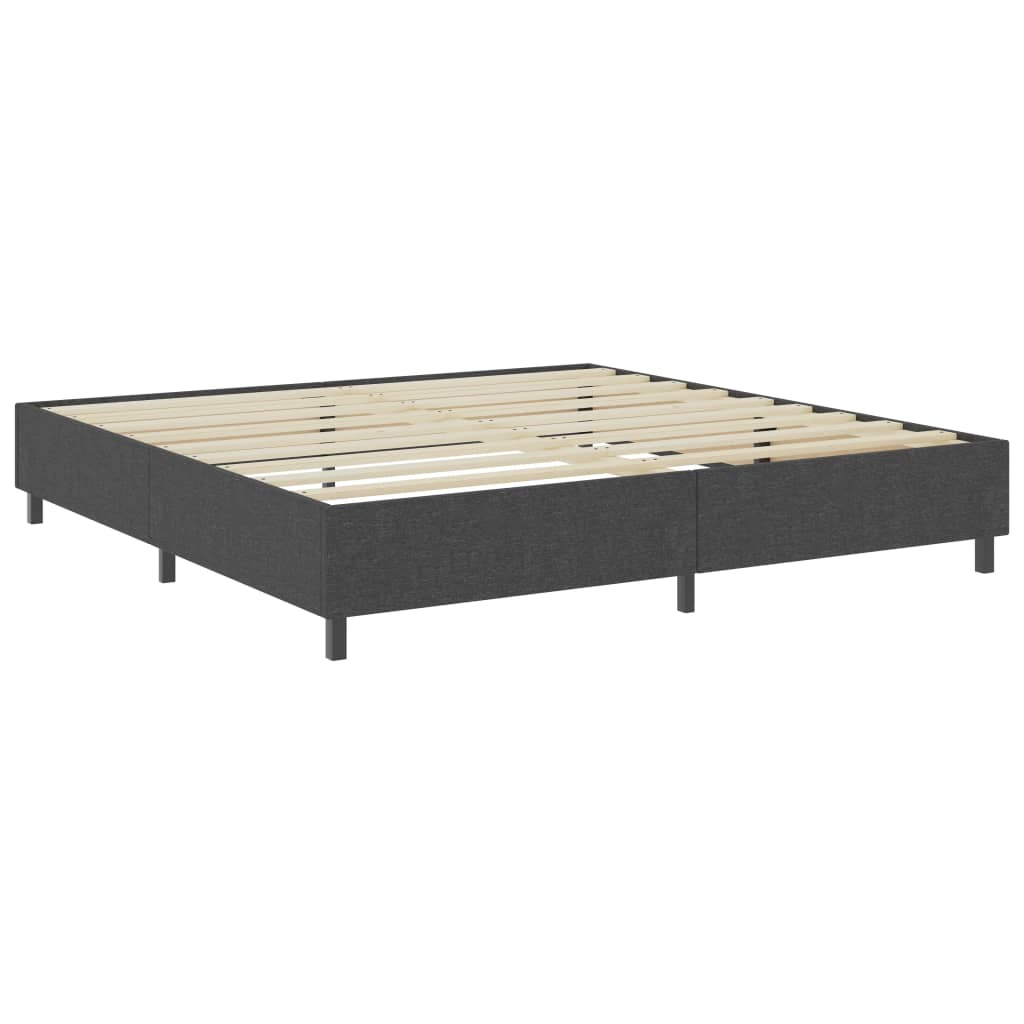 Boxspringframe stof grijs 100x200 cm