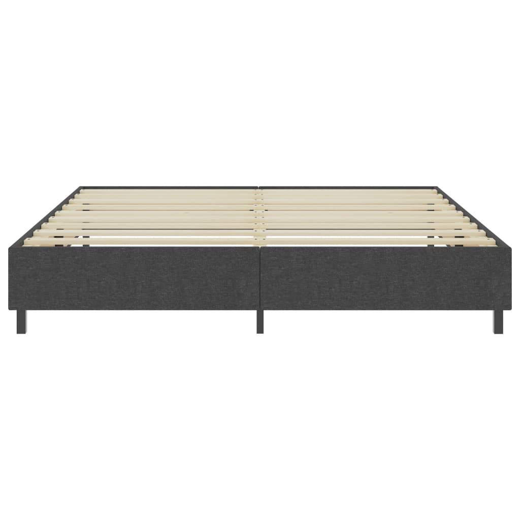 Boxspringframe stof grijs 100x200 cm