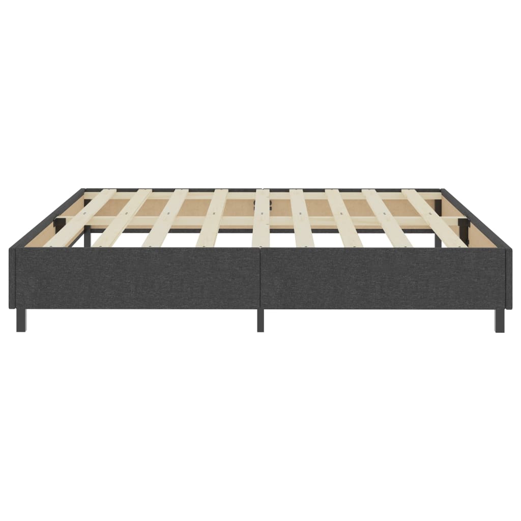 Boxspringframe stof grijs 90x200 cm