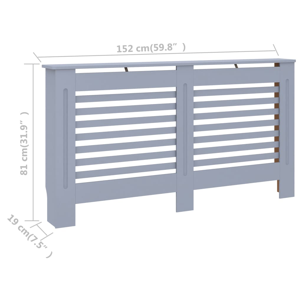 Radiatorombouw 172x19x81,5 cm MDF