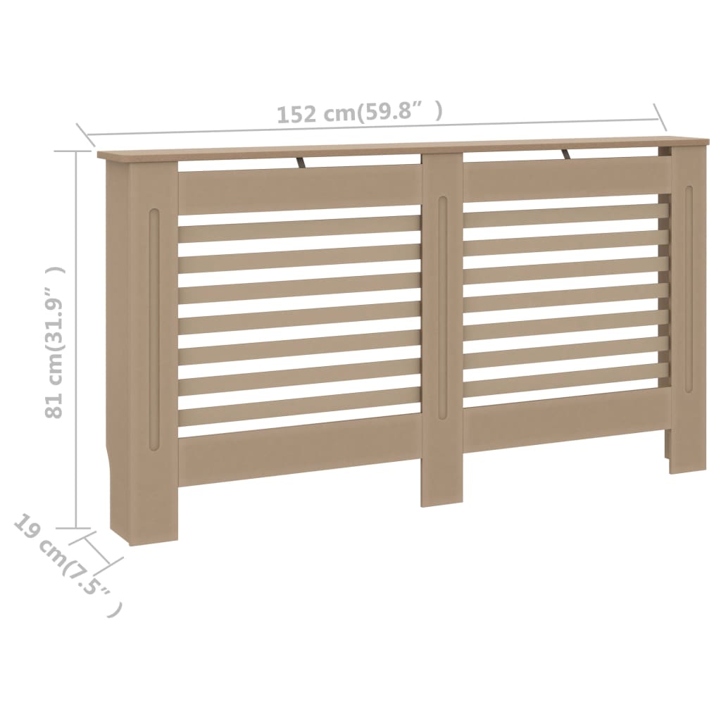 Radiatorombouw 172x19x81,5 cm MDF