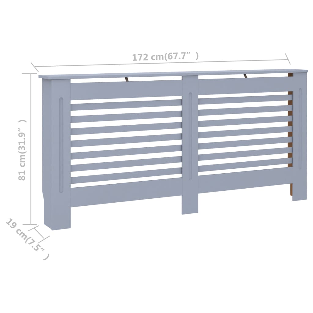 Radiatorombouw 172x19x81,5 cm MDF