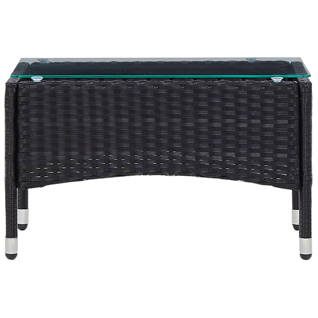 Salontafel 60x40x36 cm poly rattan