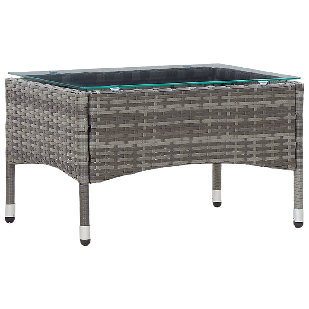 Salontafel 60x40x36 cm poly rattan