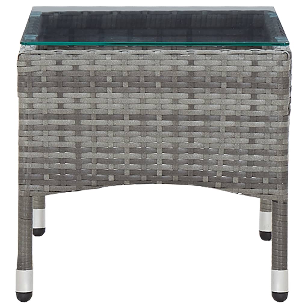 Salontafel 60x40x36 cm poly rattan