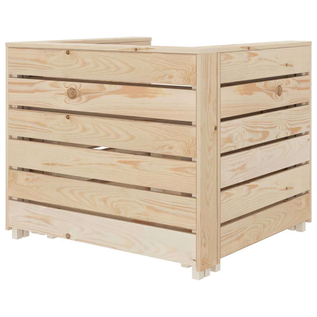 2-delige Loungeset pallet hout