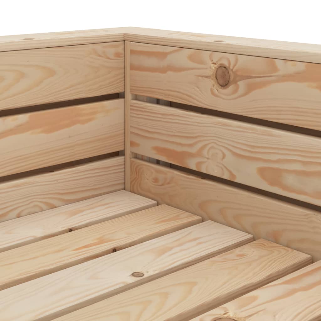 2-delige Loungeset pallet hout