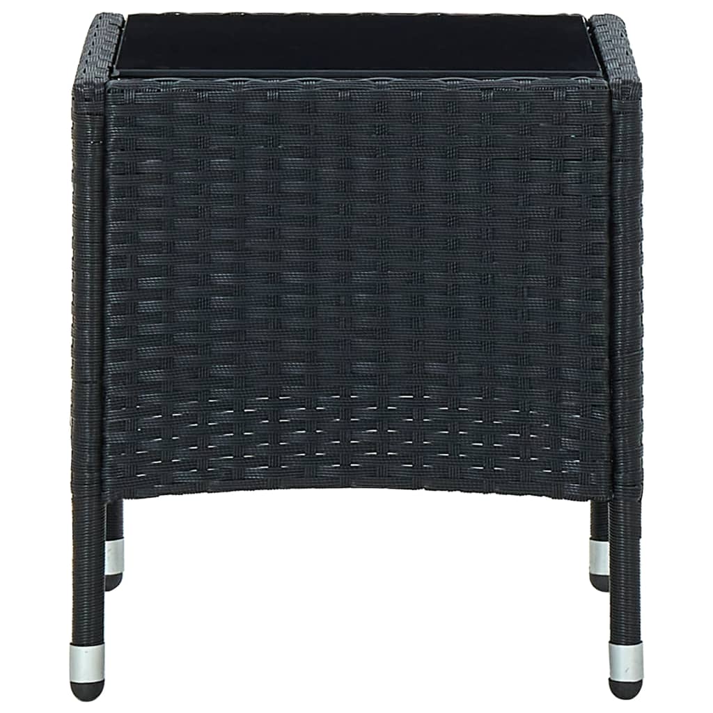 Tuintafel 40x40x45 cm poly rattan