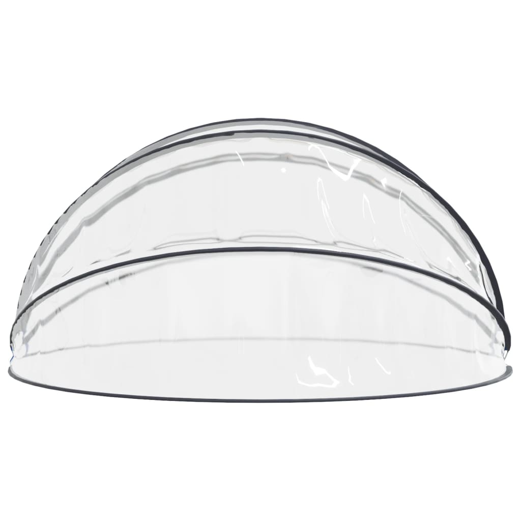 Zwembadoverkapping rond 467x234 cm PVC