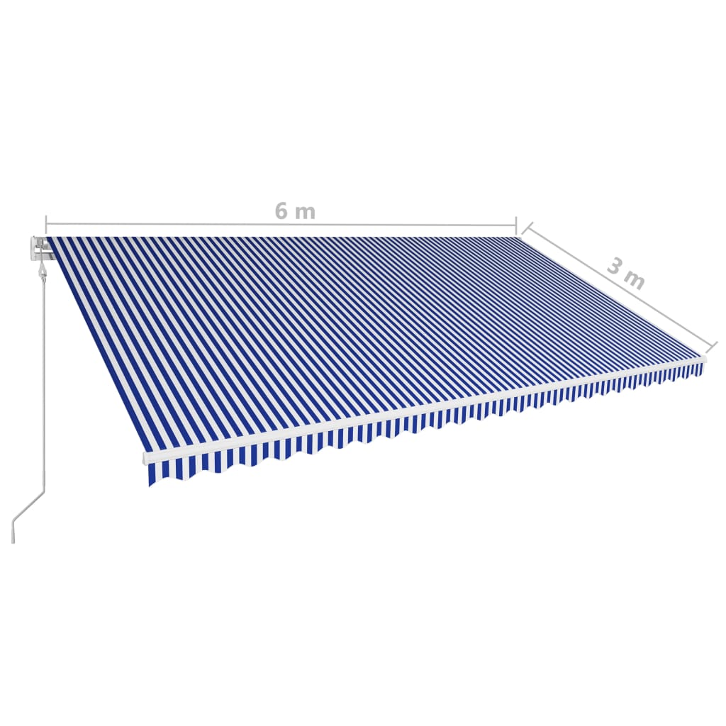 Awning automatically extendable 450x300 cm