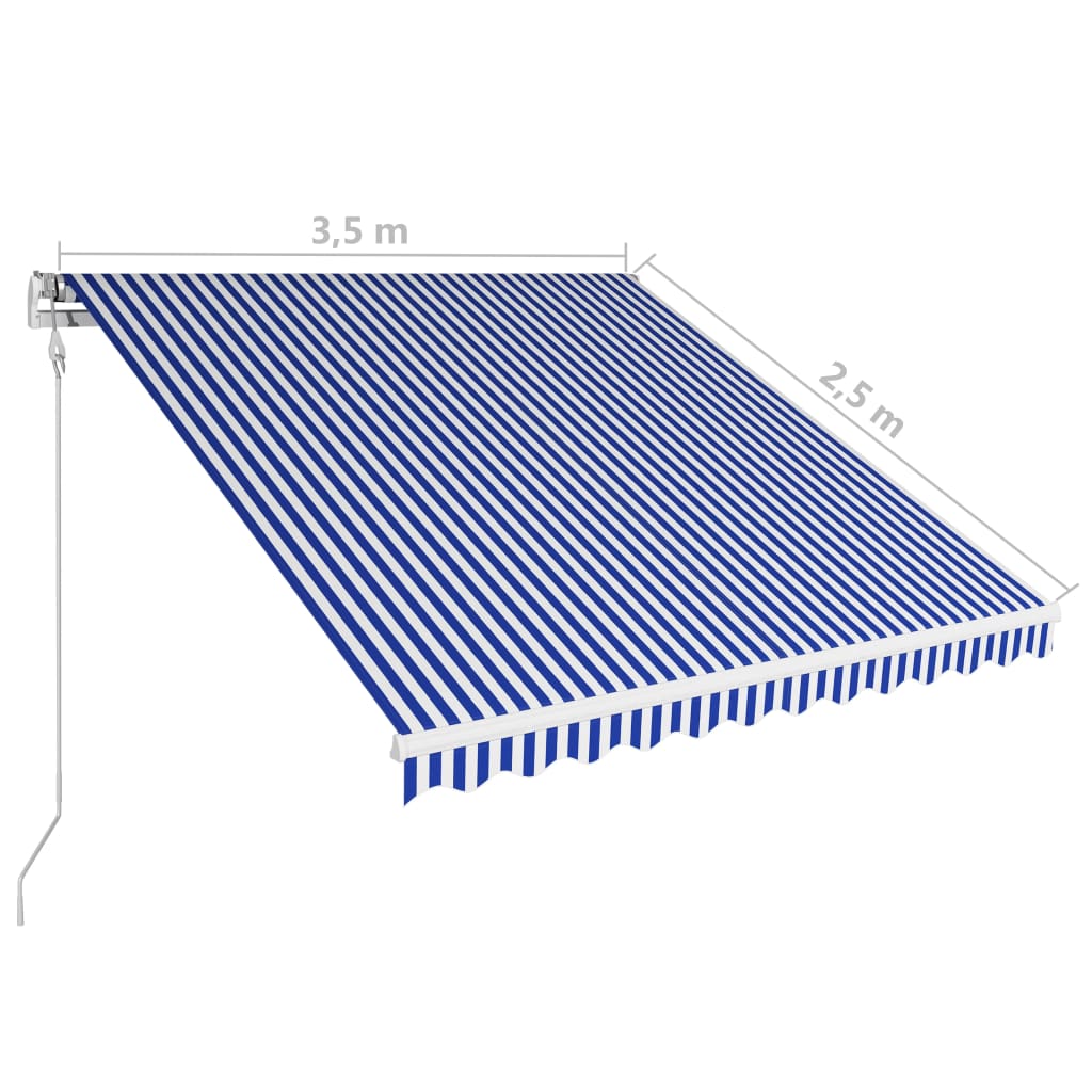 Awning automatically extendable 450x300 cm