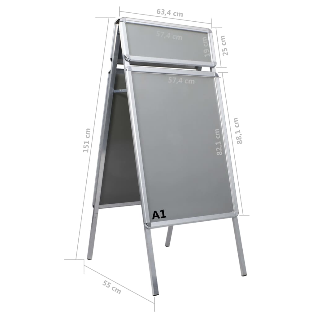 Posterstandaard A1 aluminium