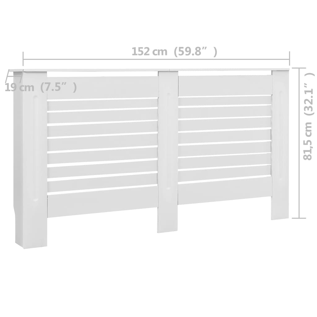 Radiatorombouw 172x19x81,5 cm MDF