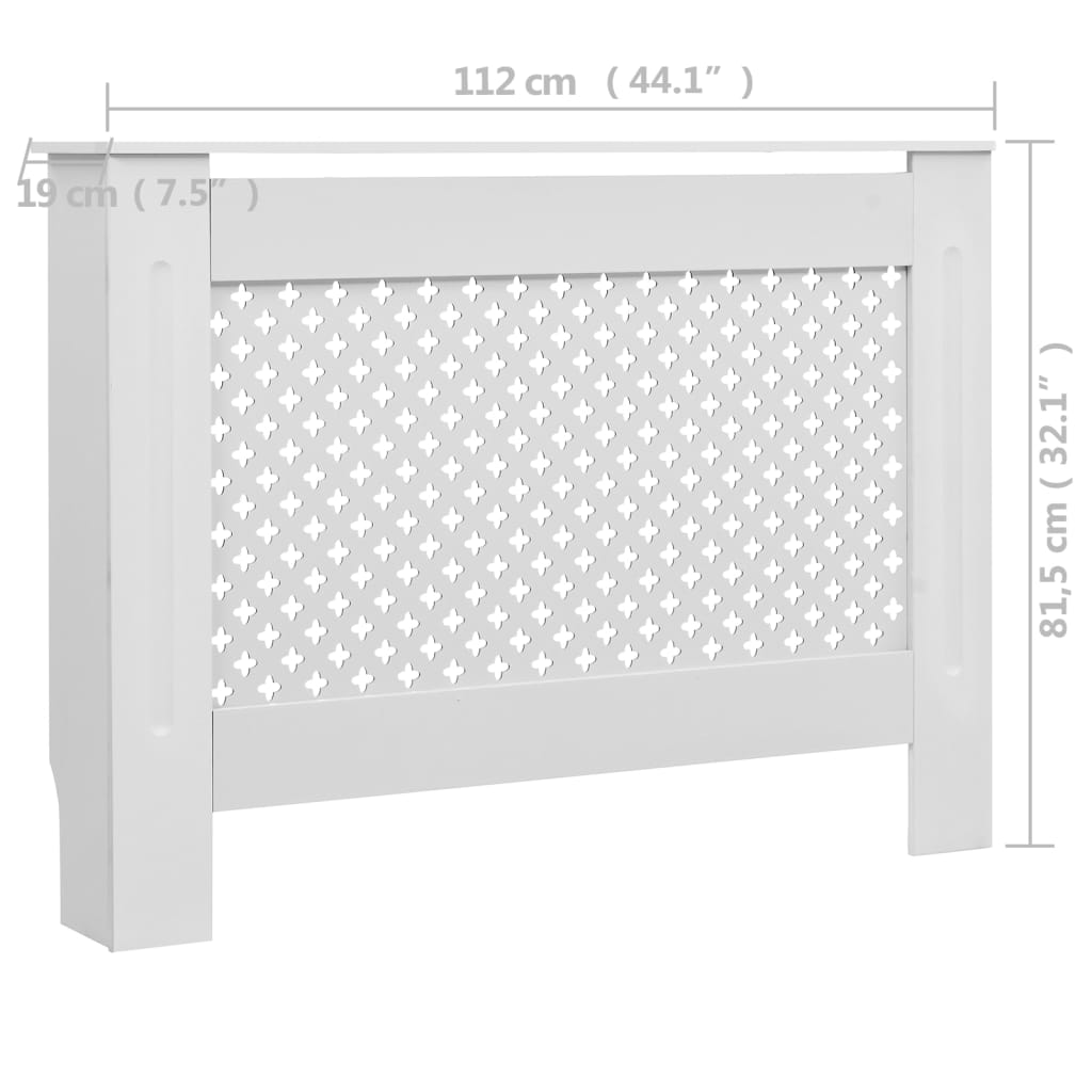 Radiatorombouw 78 cm MDF