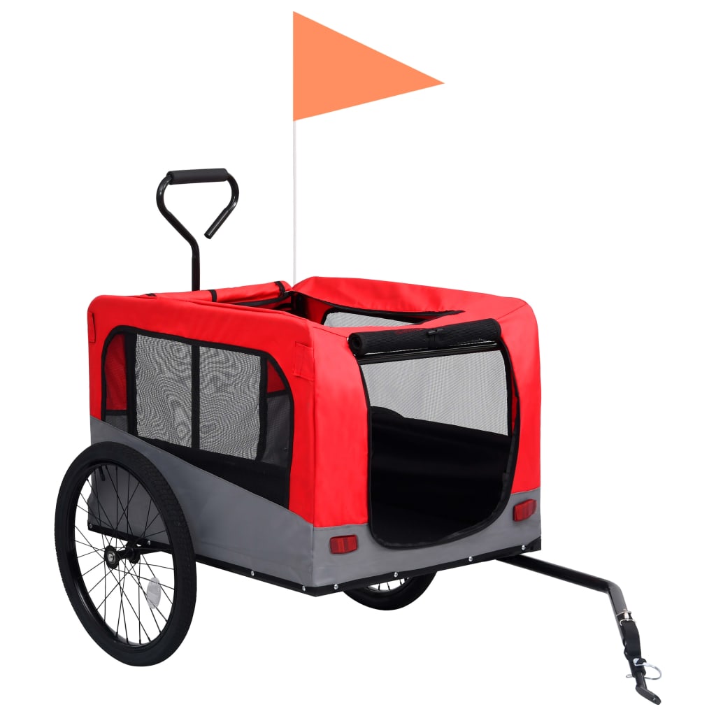 Fietstrailer hondenwagen 2-in-1