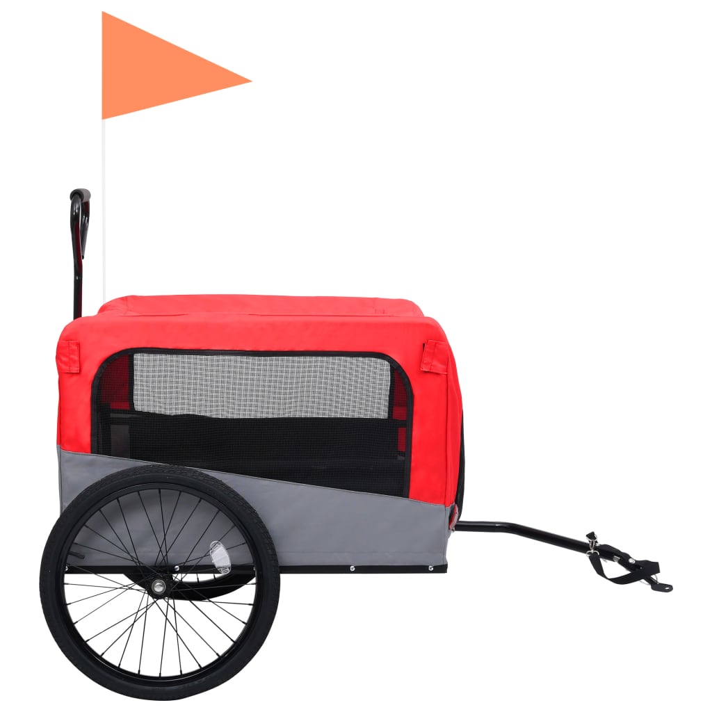 Fietstrailer hondenwagen 2-in-1