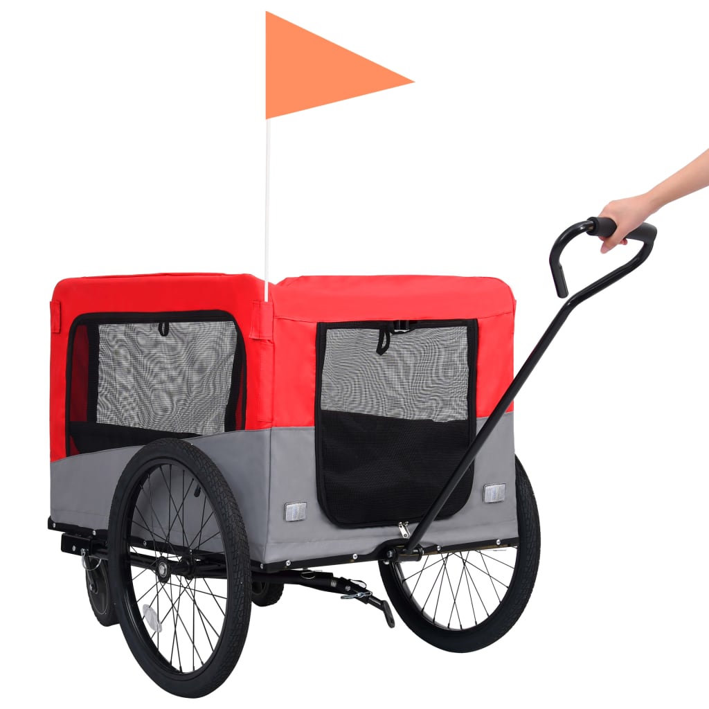 Fietstrailer hondenwagen 2-in-1