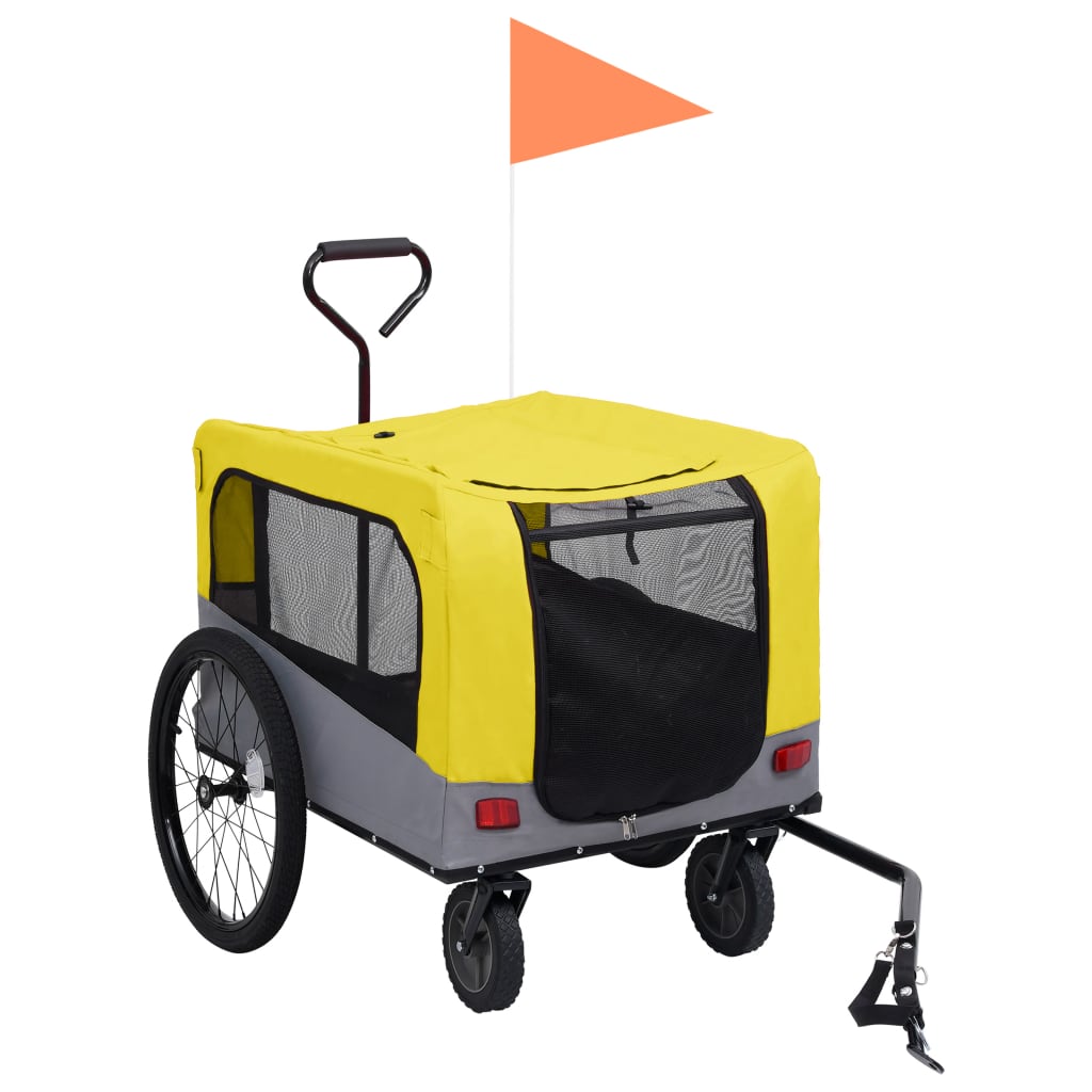 Fietstrailer hondenwagen 2-in-1