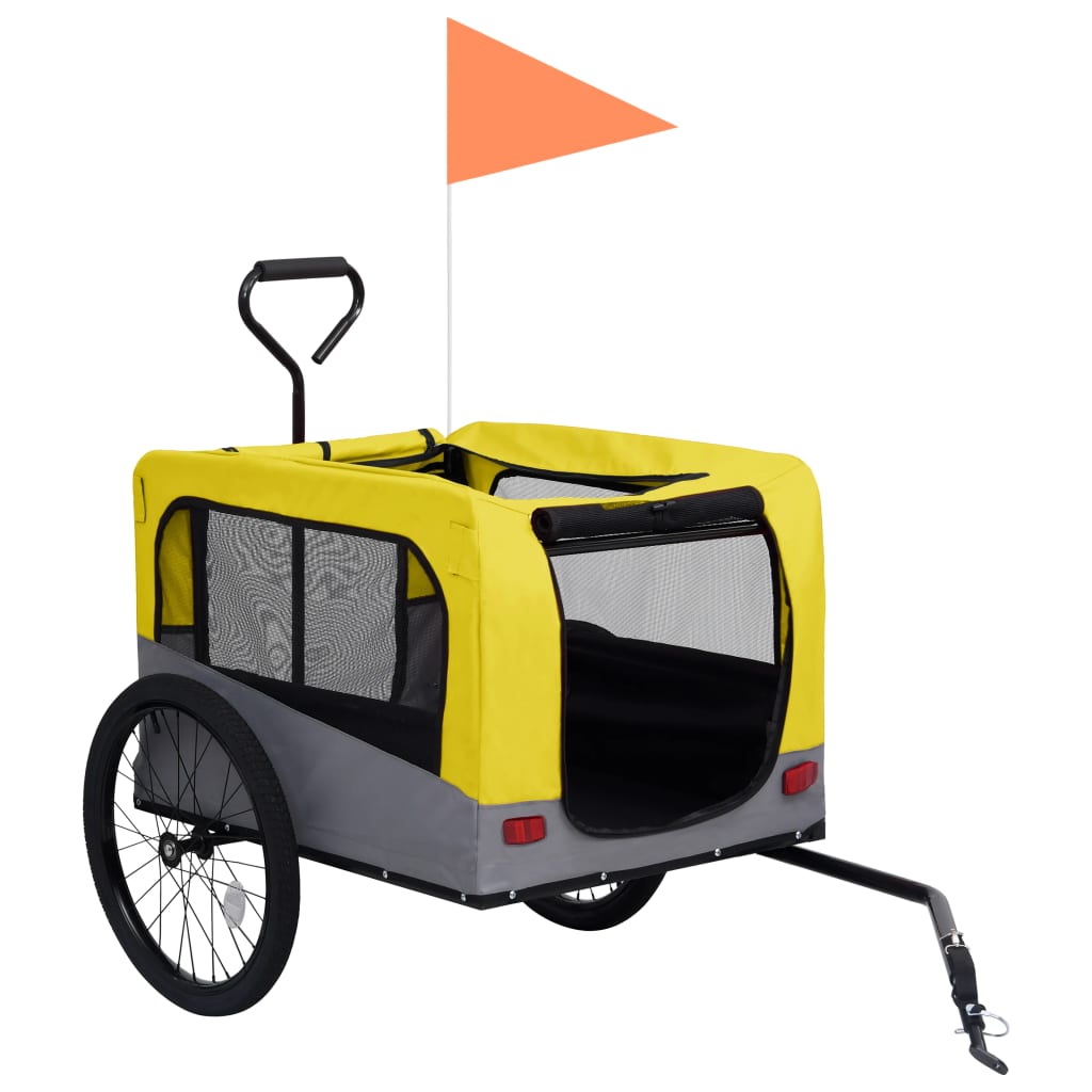 Fietstrailer hondenwagen 2-in-1