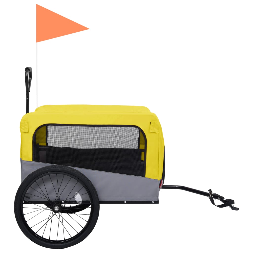 Fietstrailer hondenwagen 2-in-1