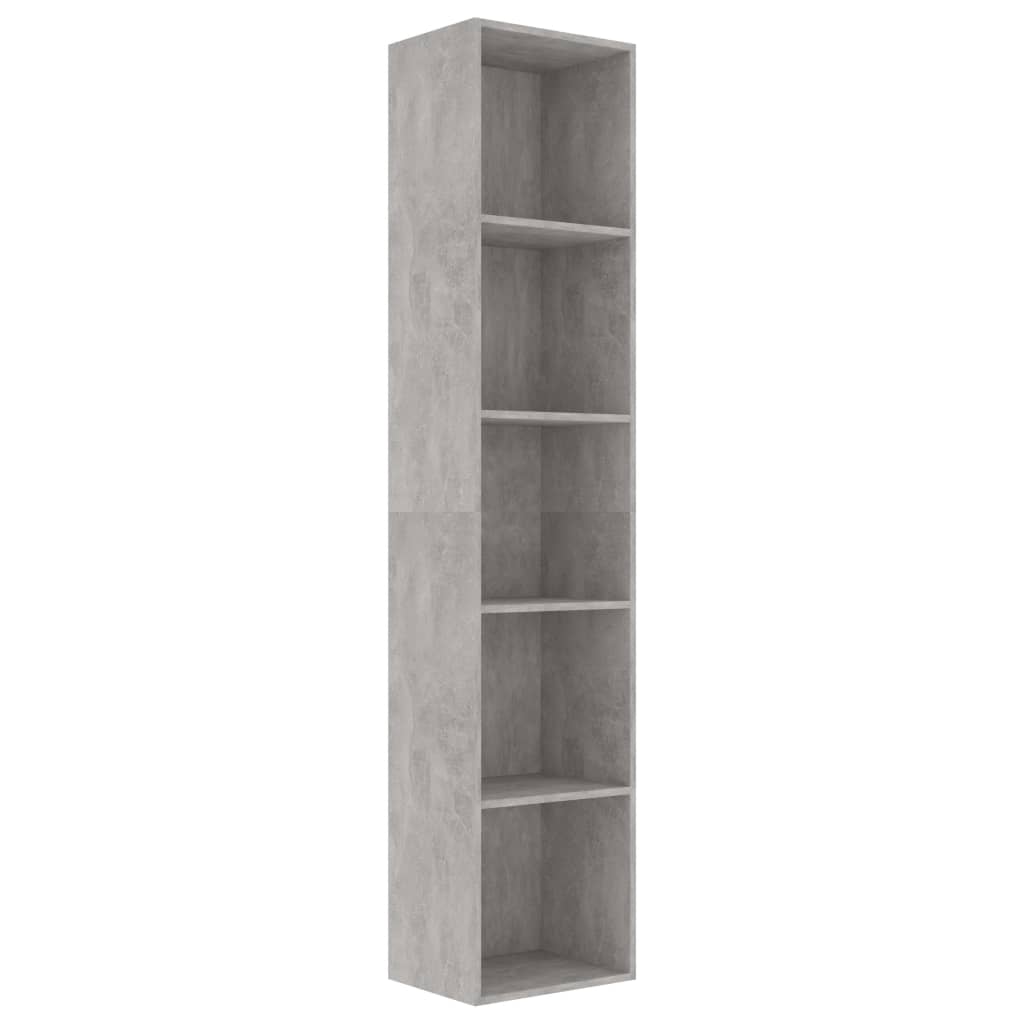 Boekenkast 60x30x189 cm bewerkt hout eikenkleurig