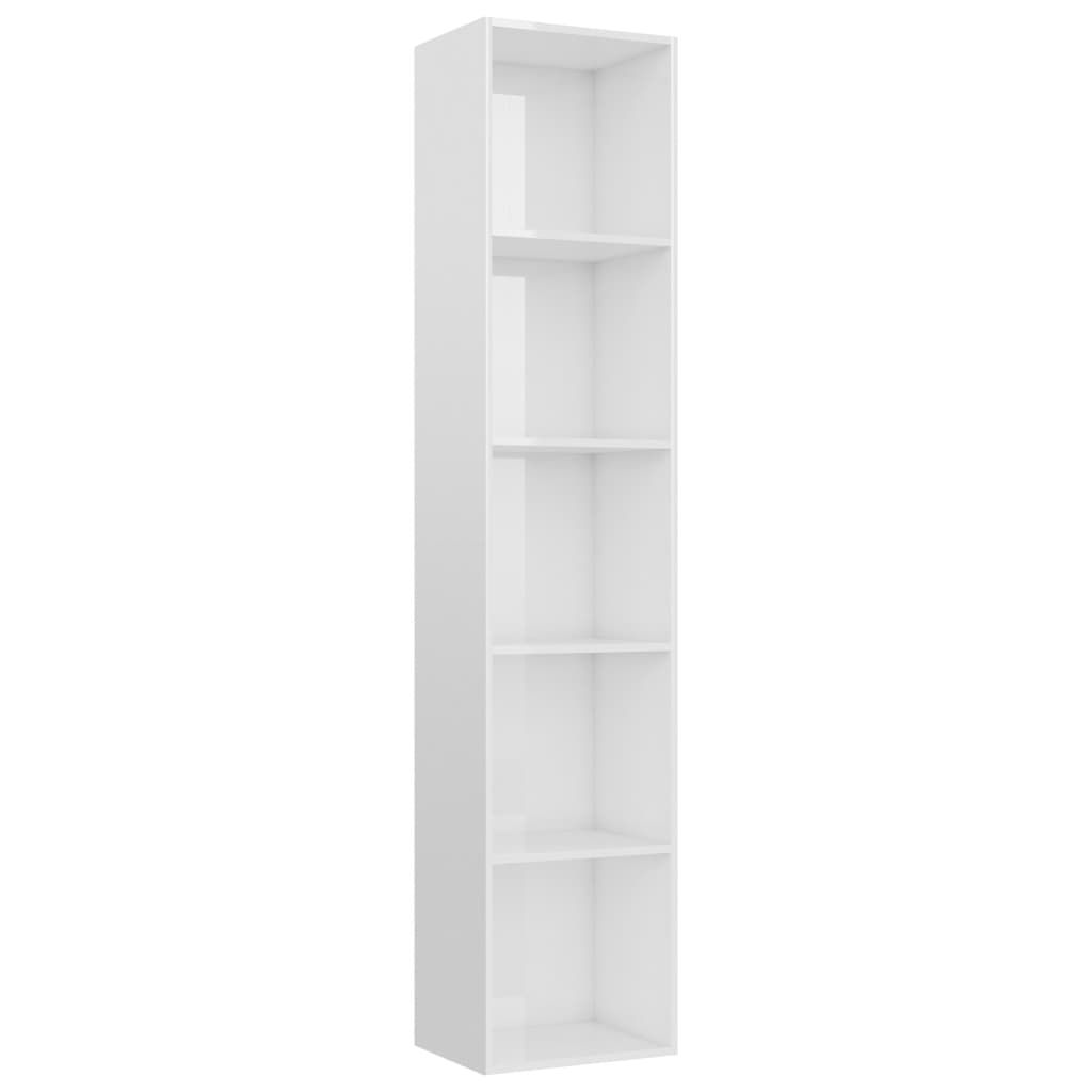 Boekenkast 60x30x189 cm bewerkt hout eikenkleurig