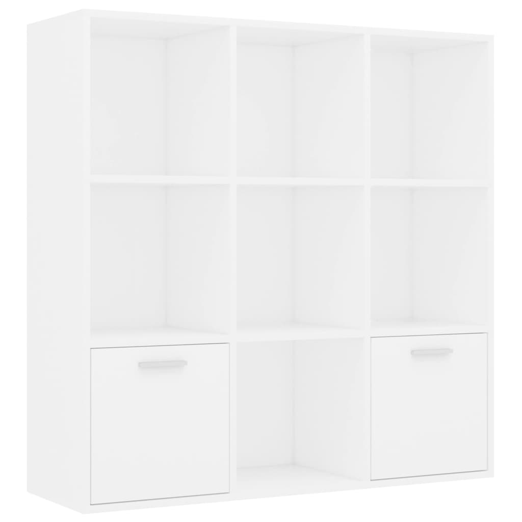 Boekenkast 98x30x98 cm eikenkleurig