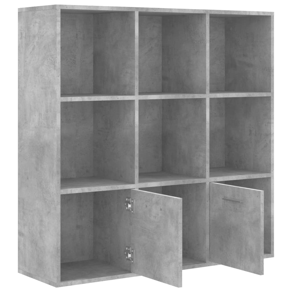 Boekenkast 98x30x98 cm eikenkleurig