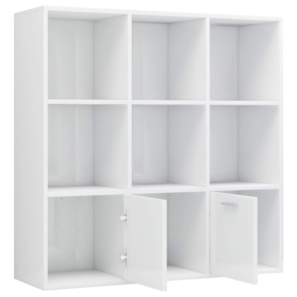 Boekenkast 98x30x98 cm eikenkleurig