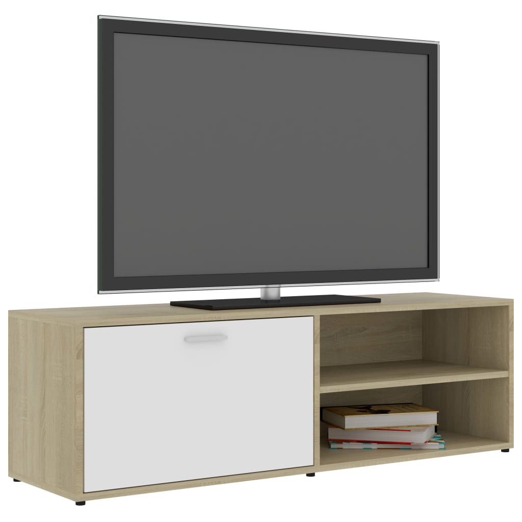 Tv-meubel 120x34x37 cm bewerkt hout