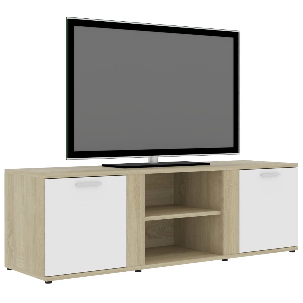 Tv-meubel 120x34x37 cm bewerkt hout