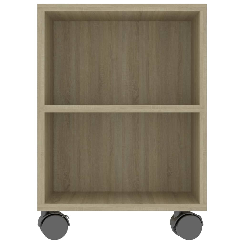 Tv-meubel 120x35x48 cm bewerkt hout eikenkleurig