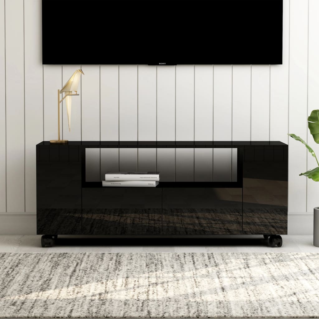 Tv-meubel 120x35x48 cm bewerkt hout eikenkleurig