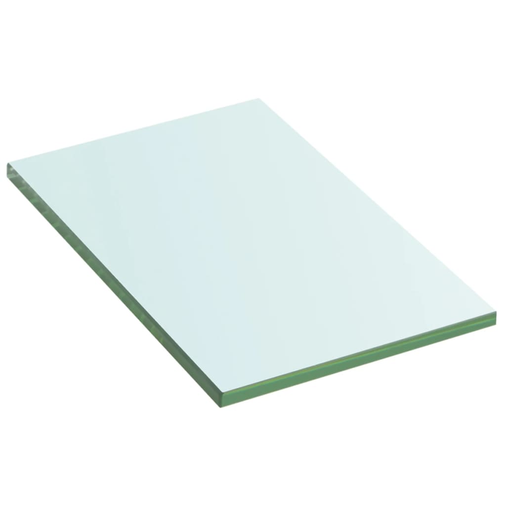 Wandschap transparant 90x12 cm glas