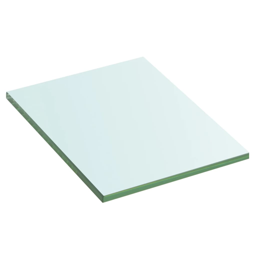 Wandschap transparant 90x12 cm glas