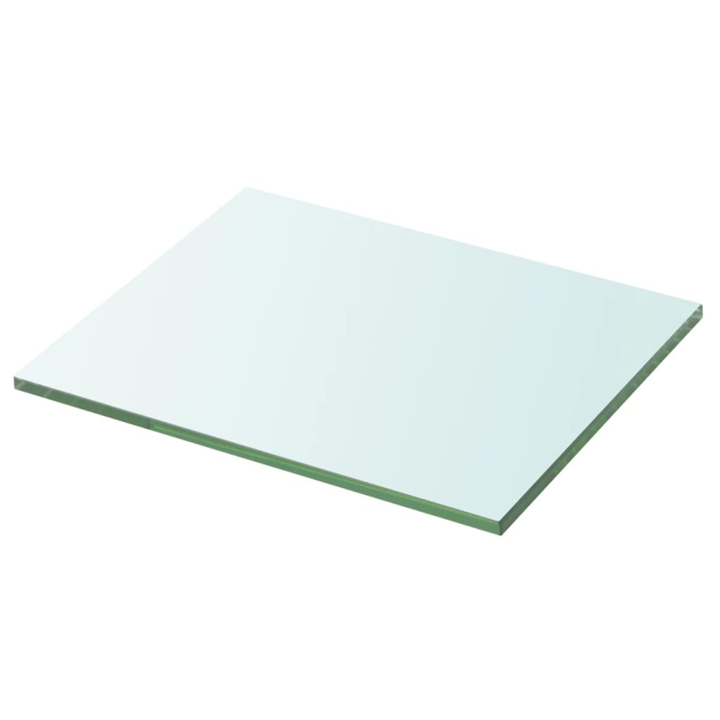 Wandschap transparant 90x12 cm glas