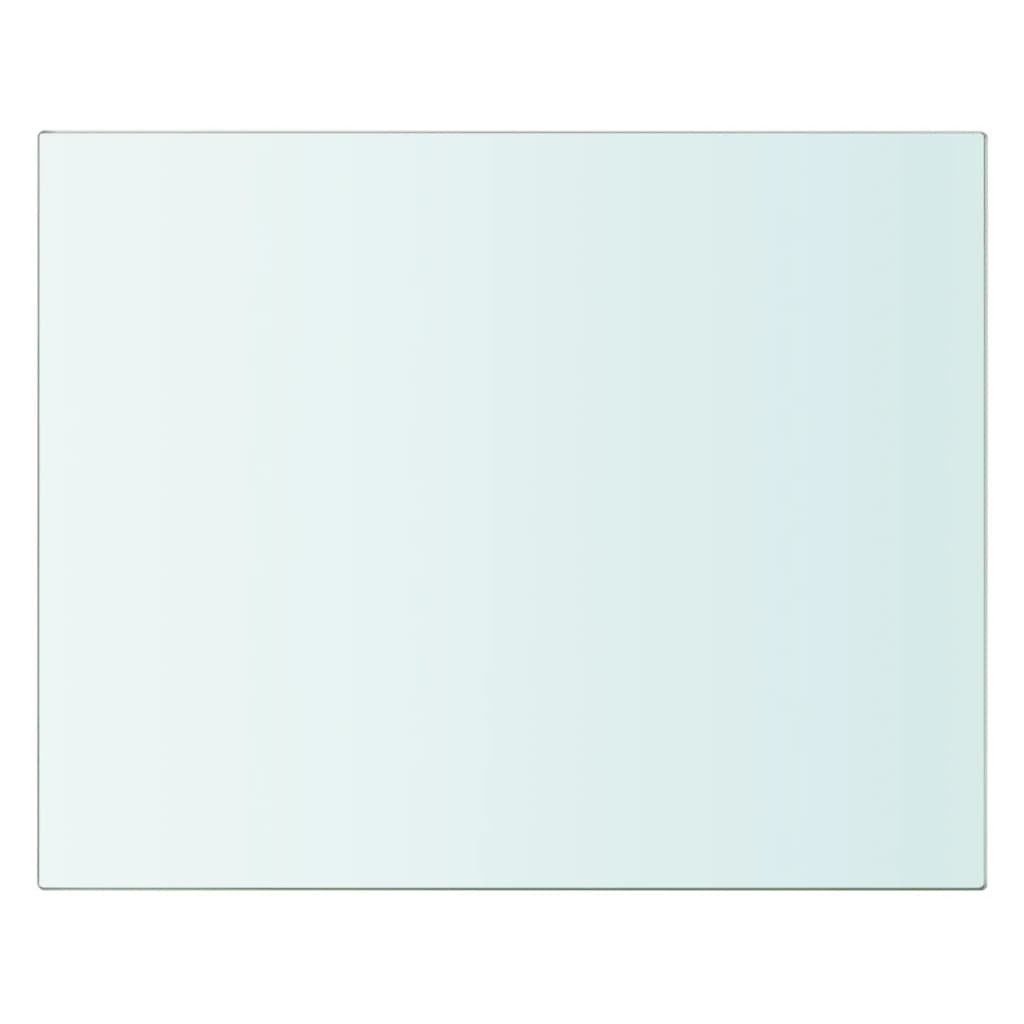 Wandschap transparant 90x12 cm glas